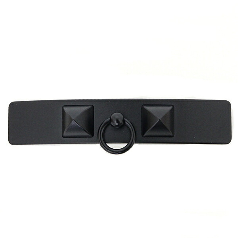 Hermes HERMES Barrette "Clou Medor" PM Hair Clip Aluminum H241031G 02TU Black